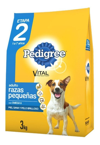 Pedigree Adult Raza Peq 3 Kg