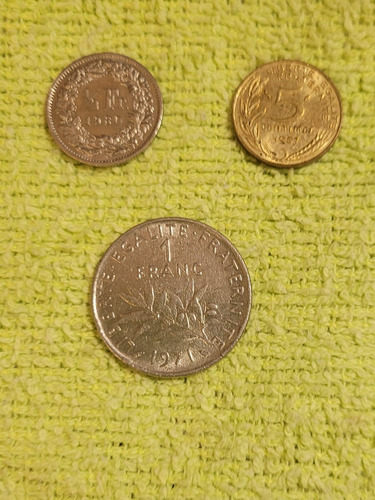 Monedas Francesa Año 1974