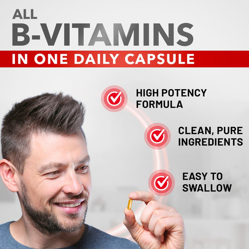 Divine Bounty Complejo B Super Vitaminas 90 Cápsulas