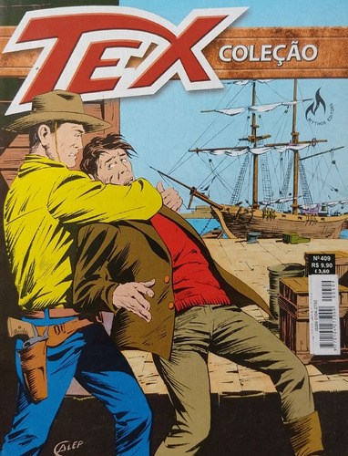 Tex: O Prisioneiro Do Albatroz, De Claudio Nizzi. Série Tex Coleção, Vol. 1. Editora Mythos, Capa Mole, Edição 409 Em Português, 2016