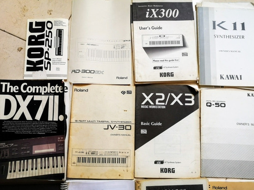 Imagen 3 de 4 de Manuales Originales De Teclados Y Sientes Korg Roland Kawai
