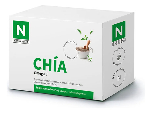 Natufarma Aceite De Chia Omega 3 X 30 Capsulas