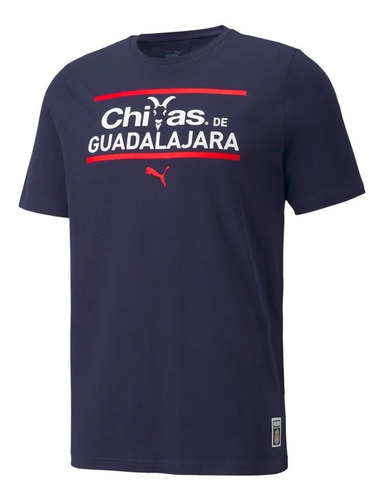 Playera Chivas De Guadalajara Azul Rojo Blanco Ftblcore Puma