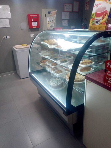 Vitrina Exhibidora Tortas Y Postres Acero Inoxidable