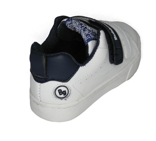 Imagen 3 de 6 de Tenis Bubble Gummers Niño Colección Escolar De Piel Blanco