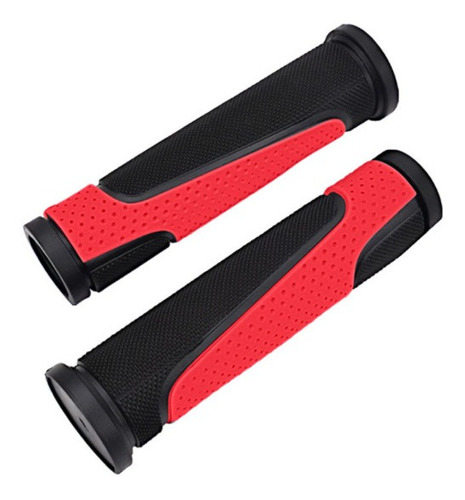 Manopla Gta Nx11 Punho Bike Bicicleta Ergonômico Mtb Cores Cor Preto/vermelho