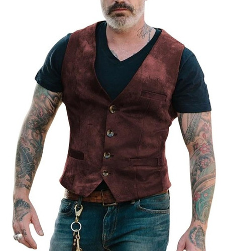 Traje Chaleco De Los Hombres Victoriano Steampunk Moda Chale