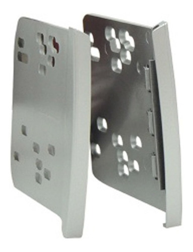 Moldura Som Central Multimídia Dvd 2 Din Ford Focus Prata