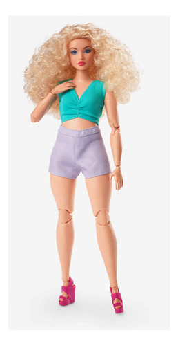 Barbie Looks Muñeca Con Cabello Rubio Rizado