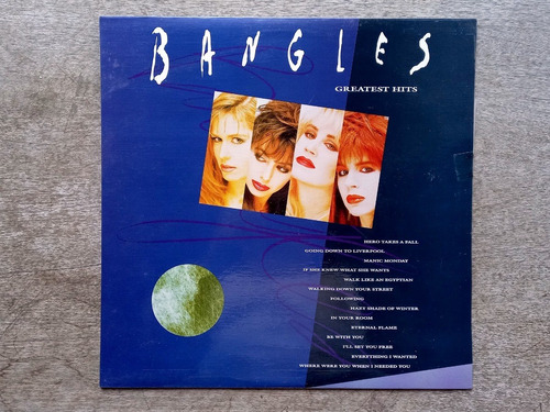 Disco Lp Bangles - Greatest Hits (1990) Sellado Promo R20