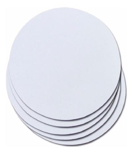 Base Torta Mdf Fibrofacil Circular Cuadrada 20cm X10u