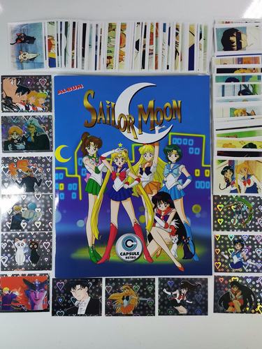 Album Sailor Moon Completo Con Todas Sus Láminas A Pegar + 4