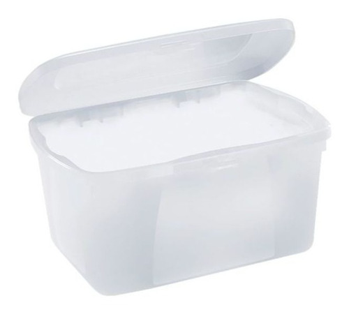 Caja Organizadora Con Bisagra Transparente 32x24.5x15.5cm 6l