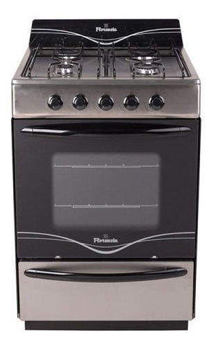 Cocina Multigas Florencia 5518f Acero Inox De Fácil Limpieza