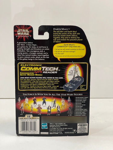 Star Wars Episode 1 Darth Maul Hasbro 1999 Nuevo (Usado)