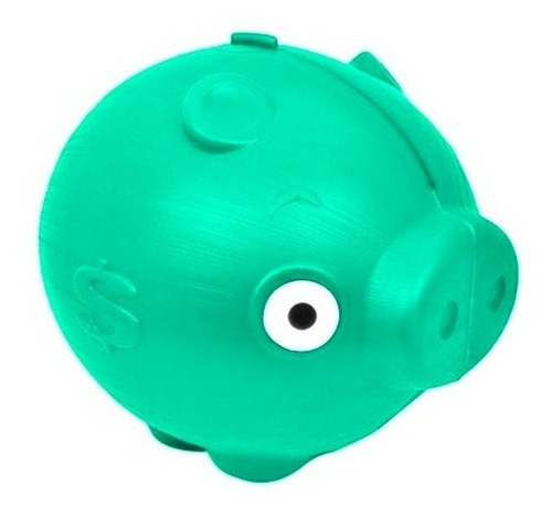 2 Cofre Porco Bola De Plástico Le Plastic Lembrancinha