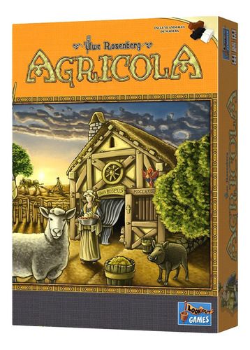 Juego De Mesa Cartas Look Out Games Agricola Estrategia 12+