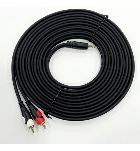 Cable De Audio Jack 3.5 A Rca Calidad De 5mts