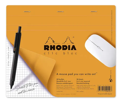 Mouse Pad Notepad Rhodia 19410c Anotador
