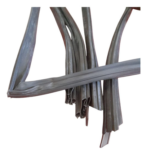 Juego De Burlete L Universal Para Heladera O Freezer Gris