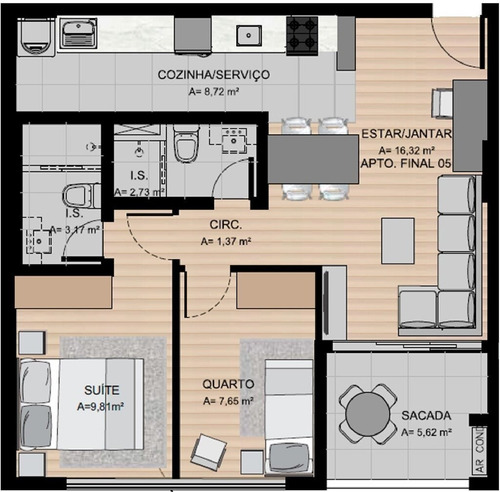 Imagem 20 de 26 de Apartamento - Ap01787 - 70538511