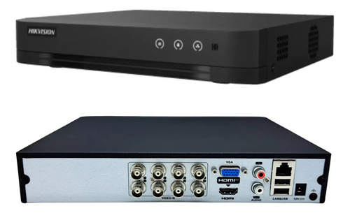 Grabadora Dvr Hikvision 8 Canales Acusense 1080p 7208hqhi-m1/e