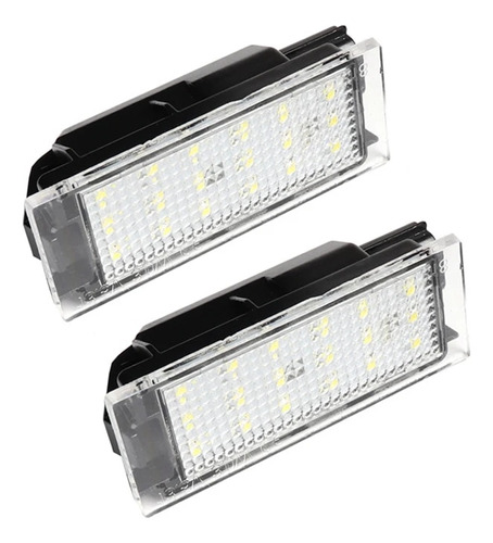 2 Uds Para Megane Ii 2002-2009 Luz Led Para Matrícula