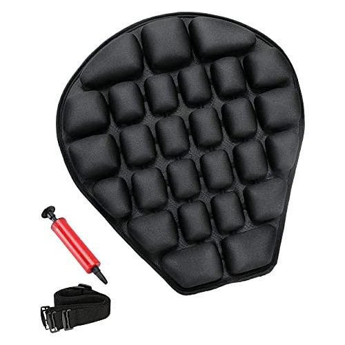 Motorcycle Seat Cushion Air Cooling Fillable Seat Pad Pressu