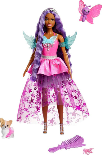 Barbie Muñeca A Touch Of Magic, Brooklyn Con Vestido Con D.