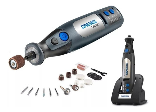 Minitorno Dremel Micro 8050 Inalambrico Ion De Litio Luz Led