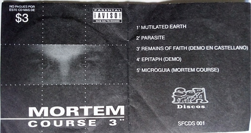 Mortem - Course Ep Mini Disc 3  - Exc -  Edfargz