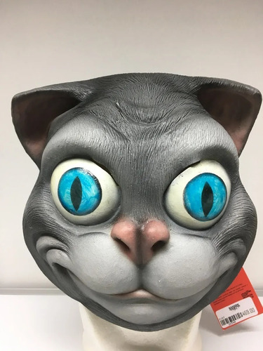 Mascara Gato Animales Latex Halloween Disfraz Fiesta Cat