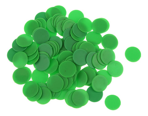6x100x Fichas De Juego De Mesa De Plástico Opaco Tiddly