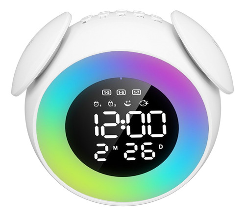 Despertador Wake Up Colorful Ing Effects Digital Led