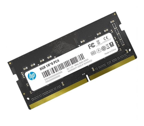 Memoria Ram Notebook 8 Gb 2400mhz Ddr4 Hp Sodimm Cl17
