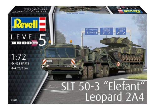 Maqueta Revell - Slt 50-3  Elefant  + Leopard 2a4 - 1:72