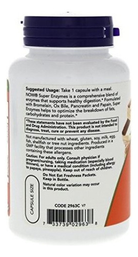 Alimentos Super Enzimas - 90 Capsulas