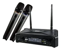 Comprar Microfono Inalambrico Skp Uhf 300d De Mano Doble 70 Metros