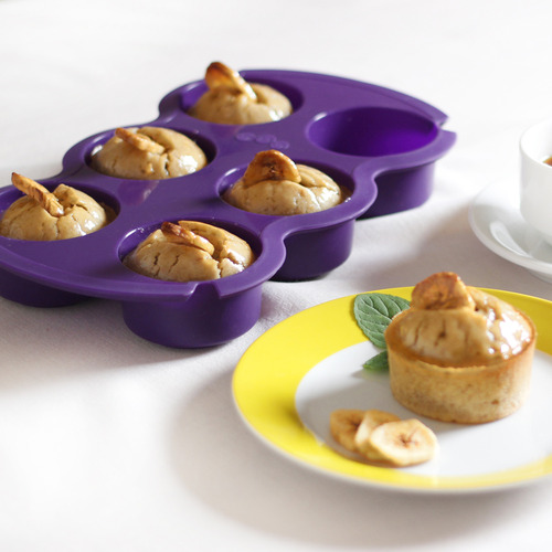 Molde De Silicona Para Cupcakes Muffins Horno Pastelería Color Blanco