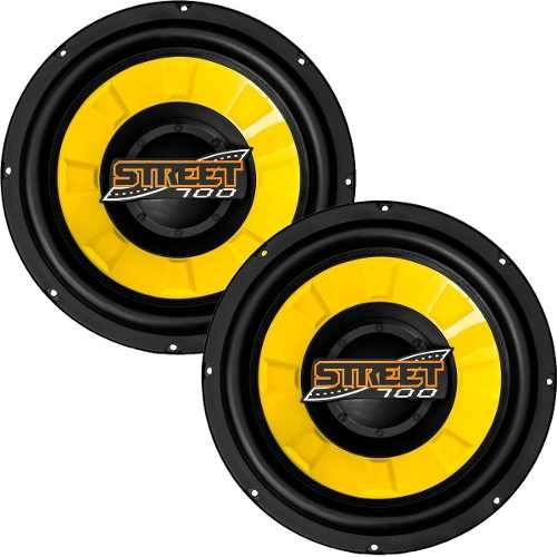 Par Subwoofer Spyder Street 12 Polegadas Auto Falante 700w