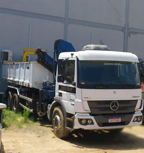 Caminhão Mb Atego 2430 2016 3e Munck15.5 C.remoto Alfatronic