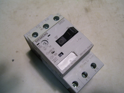 New Siemens 3rv1011-1ea10 2.8-4a 1.0-3 Hp Manual Sta Ccs