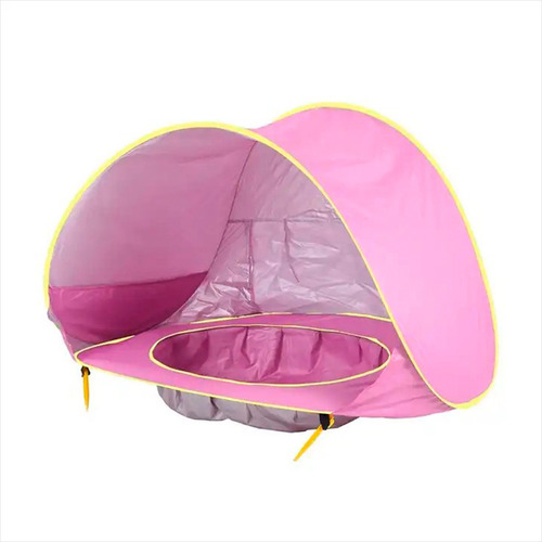 Barraca De Praia Piscina Infantil Com E Proteção Uv Mc10006 Cor Rosa