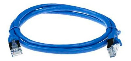 Satra 0103090304 Patch Cord S/ftp Cat6a Lszh Azul 3 Metros