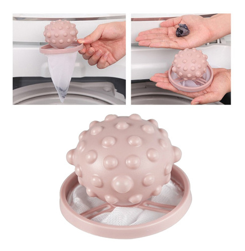 Removedor De Cabello Para Mascotas Para Lavadora De C-rosa