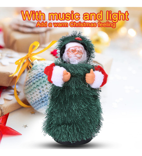Precioso Baile Eléctrico Navideño Con Forma De Árbol De 30 C
