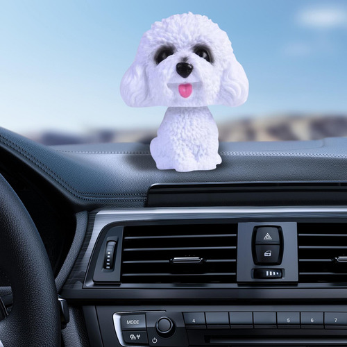 Bobble Head Dog Simulation Shaking Head Dog Decor Para El