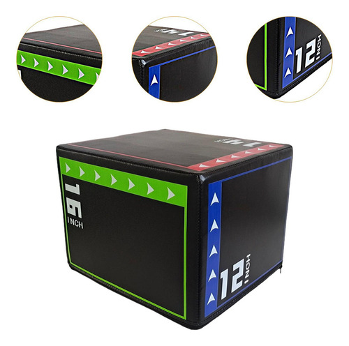Caja De Salto Pliométrica, Caja De Aumento Para Fitness,