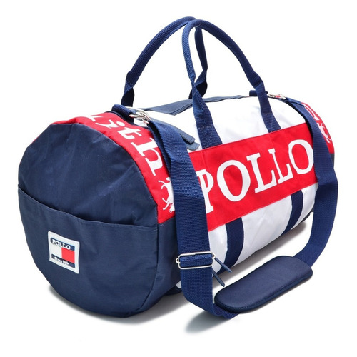 Bolsa Masculina Mochila Feminina Lona Fitnes Academia Treino Cor Azul