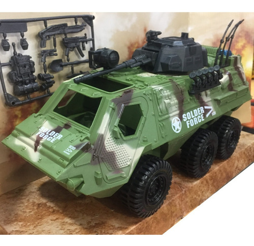 Tanqueta Militar Blindada + Armas 29cm